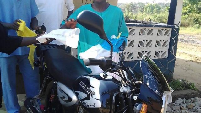 2nd motorcycle for the medical clinic (January 2019)