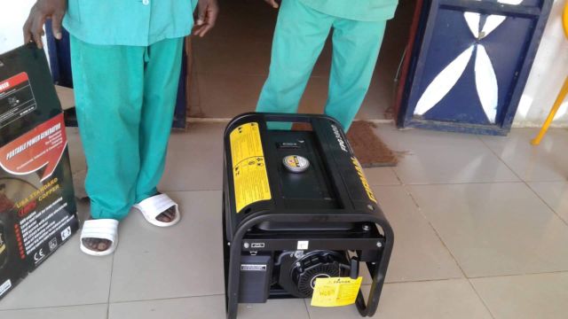 New generator for medical center and nurses' home (January 2019)